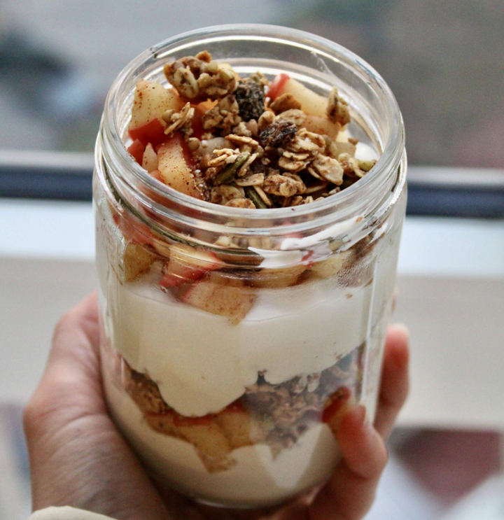 Cinnamon Apple Granola Parfait