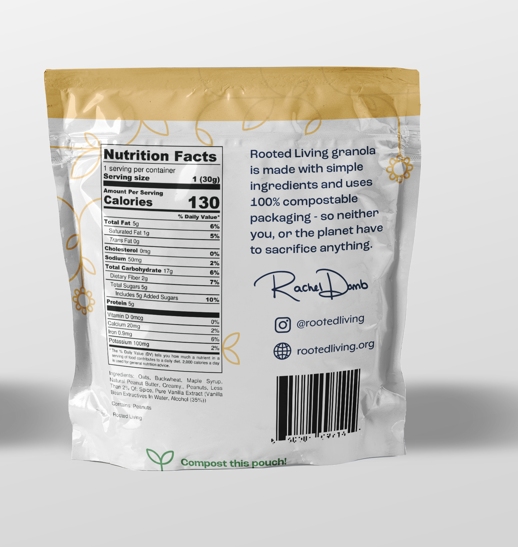 4 Peanut Butter Crunch Snack Packs